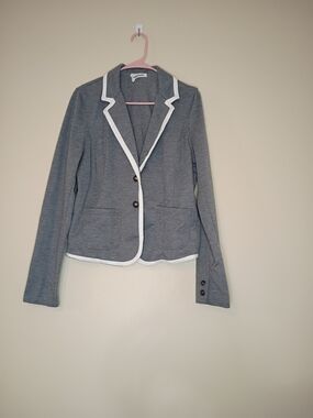 Aeropostale Gray Blazer with White Trim